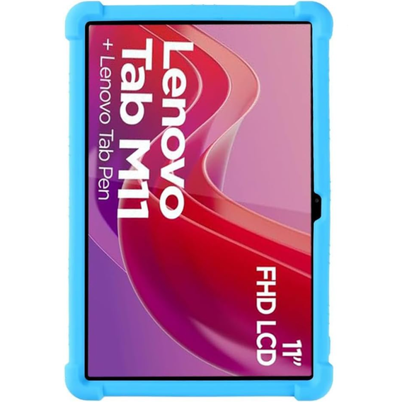 Silikón puzdro pre Lenovo Tab M11, Impact, pancierovaný, svetlomodré