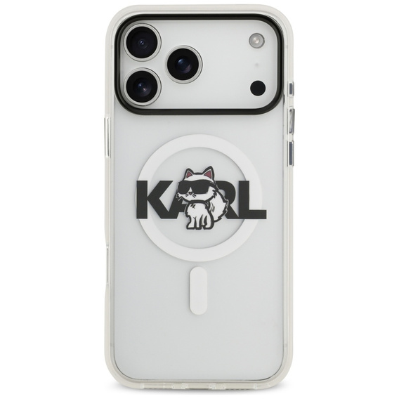 Puzdro Karl Lagerfeld IML Choupette MagSafe pre iPhone 17 Pro
