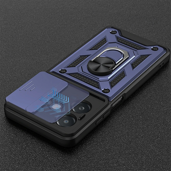 Obal na mobil pre Oppo A40 / Oppo A40m, CamShield Slide, modré