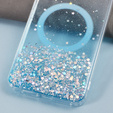 Puzdro pre Samsung Galaxy S24, Glittery, pre MagSafe, modré