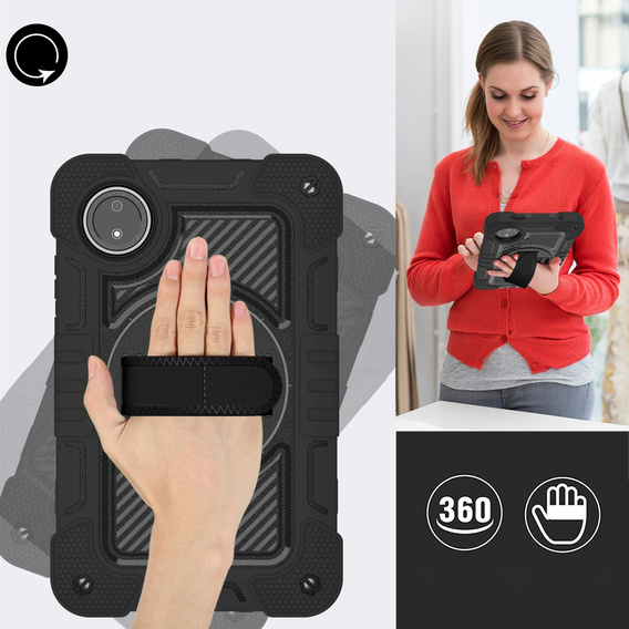 Puzdro pre Xiaomi Redmi Pad SE 8.7, pancierované ochranné, čierne