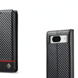 Flipové puzdro pre Google Pixel 8A, Carbon LC.IMEEKE, čierne