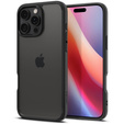 Puzdro Spigen pre iPhone 16 Pro, Ultra Hybrid, čierne + tvrdené sklo 9H
