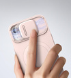 Puzdro pre iPhone 13/14 Suritch Shockproof, Suritch Shockproof, pre MagSafe, ružové