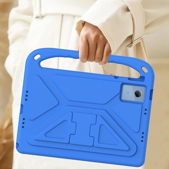 Detské puzdro pre Lenovo Tab M11, detské puzdro s rukoväťou, čierne