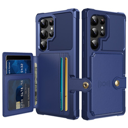 Puzdro pre Samsung Galaxy S25 Ultra, Card Holder Kickstand, čierne