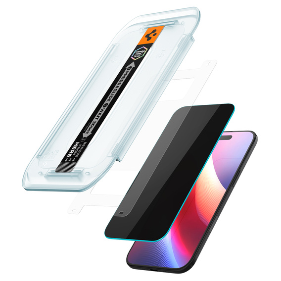 Spigen Glas.TR "EZ FIT" ochranné tvrdené sklo HD pre iPhone Air (2 ks)