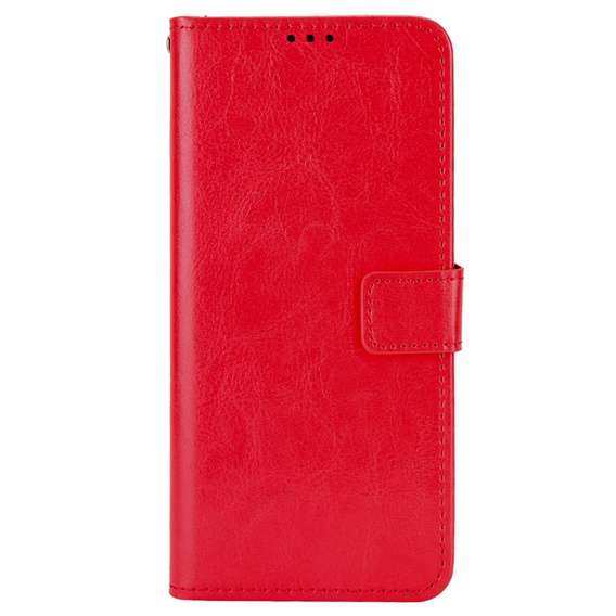 Klapkové puzdro pre Xiaomi Redmi A1 4G / A2 4G, Crazy Horse Wallet, červené