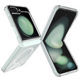 Puzdro pre Samsung Galaxy Z Flip7 FE / Z Flip6, Fusion Hybrid, pre MagSafe, priehľadné