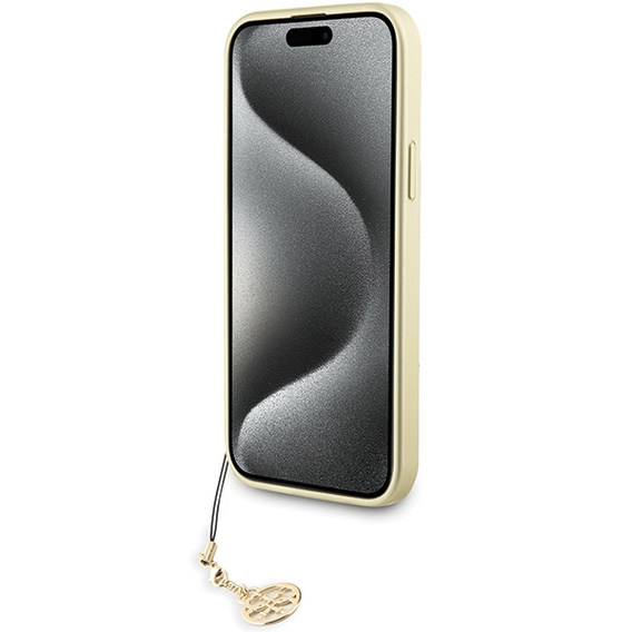 Puzdro Guess 4G Charms s príveskom pre iPhone 15 Pro Max