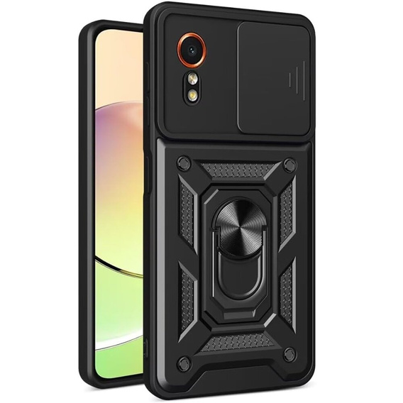 Obal na mobil pre Samsung Galaxy Xcover 7, CamShield Slide, čierne