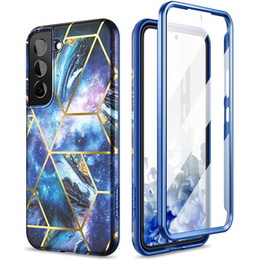Obal na mobil pre Samsung Galaxy S22, Suritch Full Body Cosmos, modré