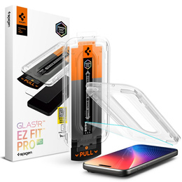 Spigen tvrdené sklo pre iPhone 17 Pro / 17 / 16 Pro, Glas.tR "EZ Fit Pro", číre