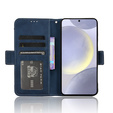 Klapkové puzdro pre Samsung Galaxy S25 FE, Card Slot, tmavomodré