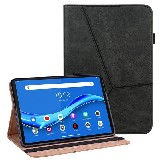 Puzdro pre Lenovo Tab M10 Plus TB-X606F, Classic, s priestorom pre stylus, čierne