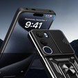 Obal na mobil pre Vivo Y19s, CamShield Slide, čierne