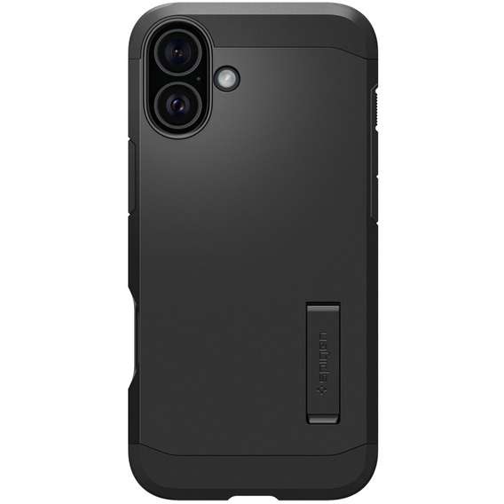 Puzdro Spigen pre iPhone 16 Plus, Tough Armor Mag MagSafe, čierne + tvrdené sklo 9H
