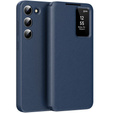 Flipové puzdro pre Samsung Galaxy S23, Smart View Wallet, modré