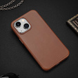 Obal na mobil pre iPhone 14, Dux Ducis Max Naples, hnedé