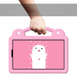 Detské puzdro pre Samsung Galaxy Tab A9, Cute Patterns, so stojanom, ružové