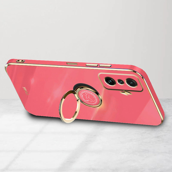 Obal na mobil pre Xiaomi POCO F4 GT, Electro Ring, červené