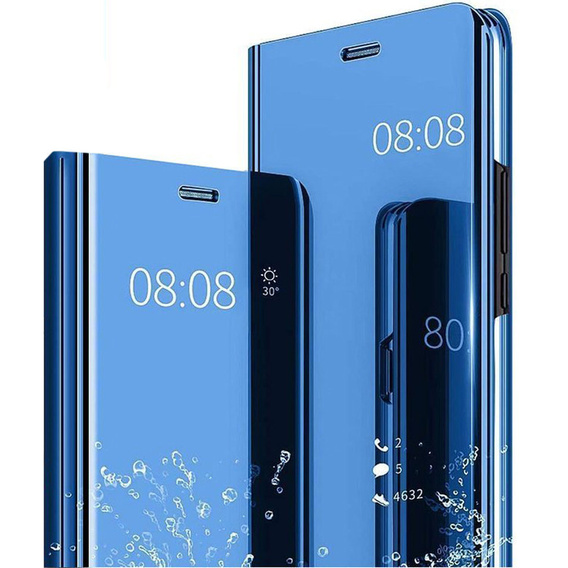 Obal na mobil pre Realme C21, Clear View, modré