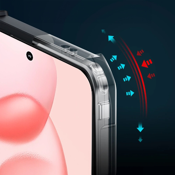 Obal na mobil pre Honor 400 5G, AntiDrop Hybrid, čierne
