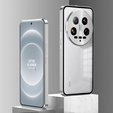 Puzdro pre Xiaomi 14 Ultra, Magnetic Dual Glass, strieborné