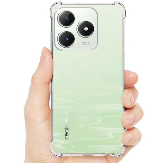 Obal na mobil pre Realme C63, Dropproof, priehľadné