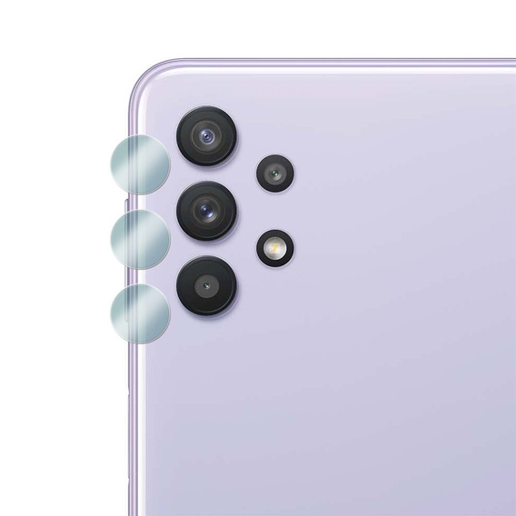 Tvrdené sklo na fotoaparát pre Samsung Galaxy A32 5G, priehľadné