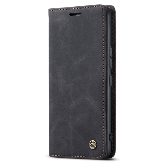 CASEME puzdro pre Samsung Galaxy M33 5G, Leather Wallet Case, čierne