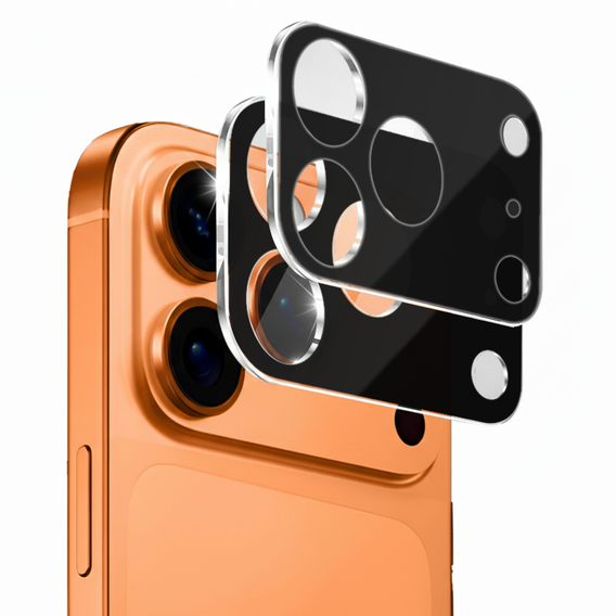 Tvrdené sklo na fotoaparát pre iPhone 16 Pro / 16 Pro Max, priehľadné