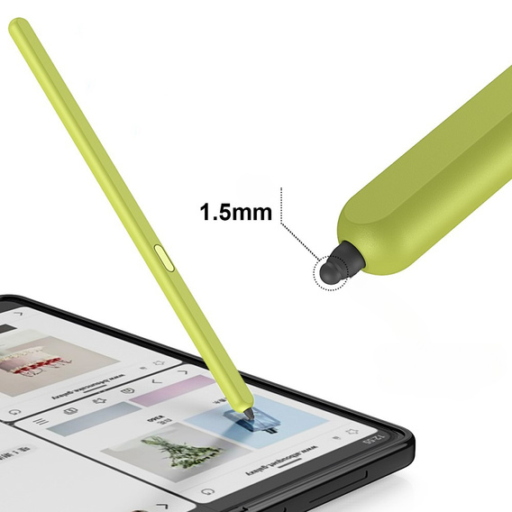 Stylus Touch Screen Pen na Samsung Galaxy Z Fold5 5G / Z Fold6 5G, žltý