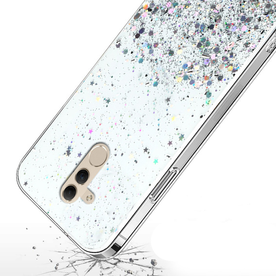 Obal na mobil pre Huawei Mate 20 Lite, Glittery, priehľadné
