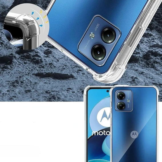 Obal na mobil pre Motorola Moto G24 / G24 Power / G04, Dropproof, priehľadné