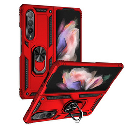 Pancierované obal na mobil pre Samsung Galaxy Z Fold3 5G, Nox Case Ring, červené