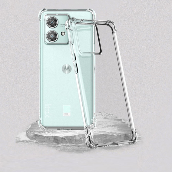 IMAK Obal na mobil pre Motorola Edge 40 Neo, Dropproof, priehľadné