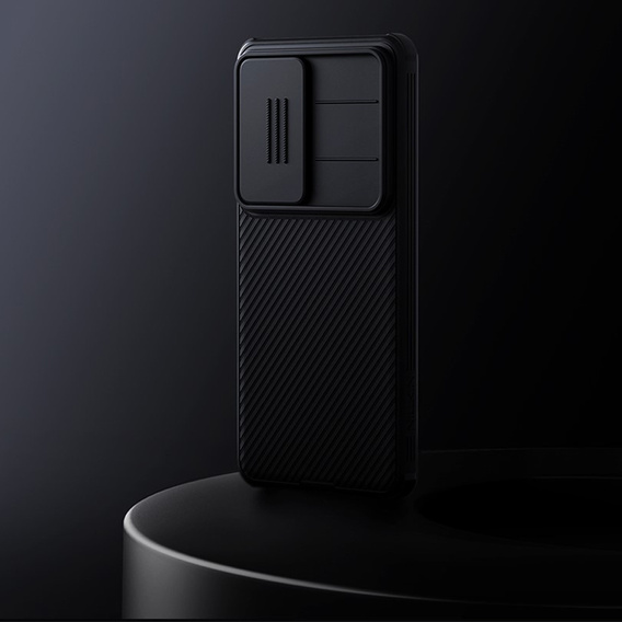 Puzdro NILLKIN Camshield Pro s krytom fotoaparátu pre Samsung Galaxy S26, čierne