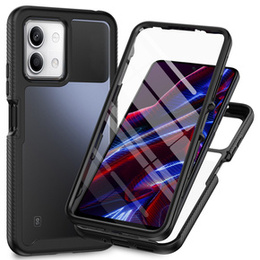 Puzdro pre Xiaomi Redmi Note 13 5G, Shockproof, s fóliou, čierne