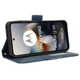 Klapkové puzdro pre Motorola Moto G56 5G, Card Slot, tmavomodré