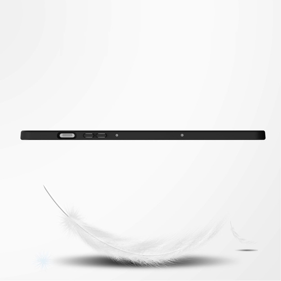Puzdro pre Samsung Galaxy Tab S9 FE+ Plus, Smartcase Hybrid, so slotom na stylus, čierne