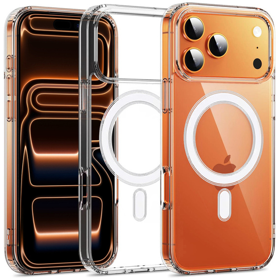 Magnetické puzdro TPU + akryl pre iPhone 17 Pro (kompatibilné s MagSafe)