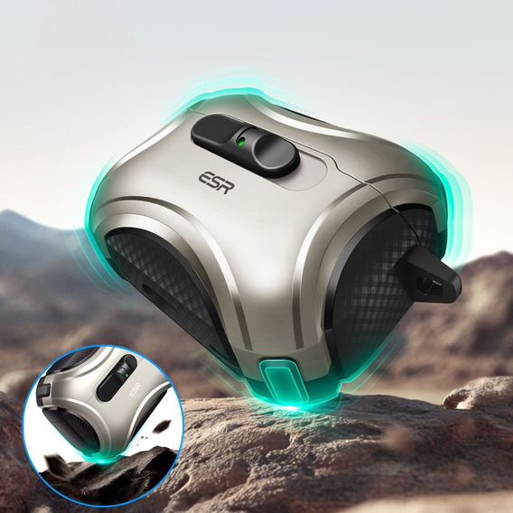 Puzdro na slúchadlá ESR Cyber FlickLock MagSafe pre Apple AirPods Pro 3
