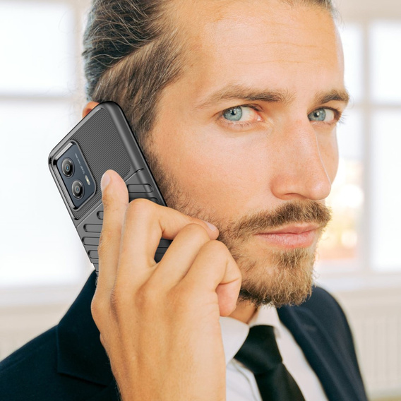 Obal na mobil pre Motorola Moto G53 5G, Thunder, čierne