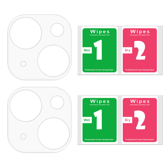 2x tvrdené sklo ERBORD na kameru iPhone 15 / 15 Plus