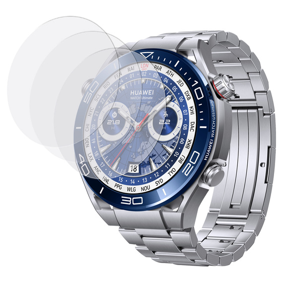 3x ERBORD Hydrogélová fólia pre Huawei Watch Ultimate