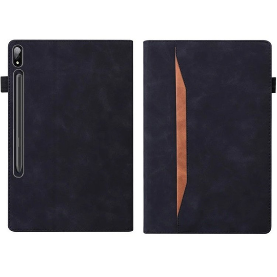 Puzdro pre Lenovo Tab P12 Pro 12.6, Classic, s priestorom pre stylus, čierne