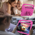 Detské puzdro pre Samsung Galaxy Tab S10 Lite / S10 FE / S9 FE, s rukoväťou, ružové