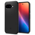 Puzdro Spigen pre Google Pixel 9A, Thin Fit Mag, čierne + tvrdené sklo 9H