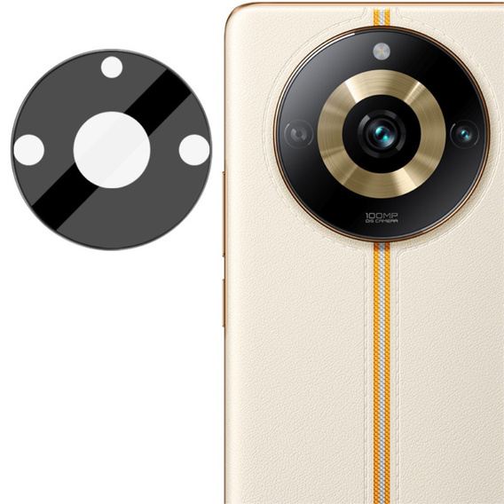 Sklo na fotoaparát IMAK pre Realme 11 Pro / 11 Pro +, čierne